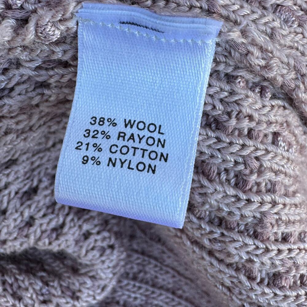 St. John S Draped Open Front Cardigan Wool Blend … - image 8